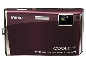 【中古】Nikon デジタルカメラ COOLPIX (クールピクス) S60 ボルドーワインレッド COOLPIXS60BRD|AJIMURA-SHOP