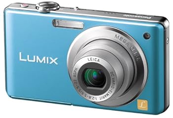 【中古】パナソニック デジタルカメラ LUMIX (ルミックス) FS6 ブルー DMC-FS6-A