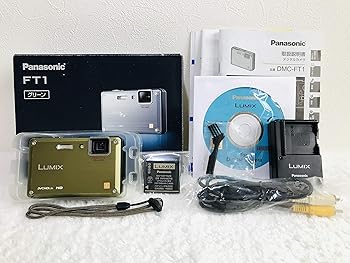 【中古】【未使用】パナソニック 防水デジタルカメラ LUMIX (ルミックス) FT1 フォリッジグリーン DMC-FT1-G