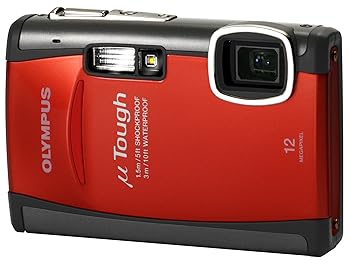 【中古】OLYMPUS 防水デジタルカメラ μ TOUGH 6010 レッド μTOUGH-6010RED|AJIMURA-SHOP