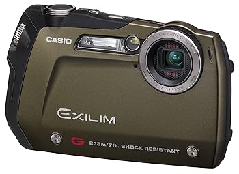 【中古】CASIO デジタルカメラ EXILIM 1210万画素 3倍 グリーン EX-G1GN