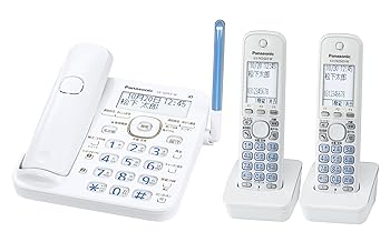 【中古】パナソニック RU・RU・RU デジタルコードレス電話 子機2台付き添い人 1.9GHz DECT判定基準遣りかた 白いこと VE-GD53DW-W