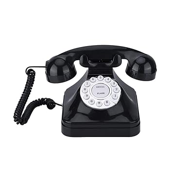 【中古】WX-3011 ヴィンテージ 黒いこと 多役立つこと くっ付ける電話 アンティーク表現スタイル 閃光電球 再文字盤 取っておく 固定ディスク電話を掛ける スキッド校正刷り くっ付ける電話を掛ける