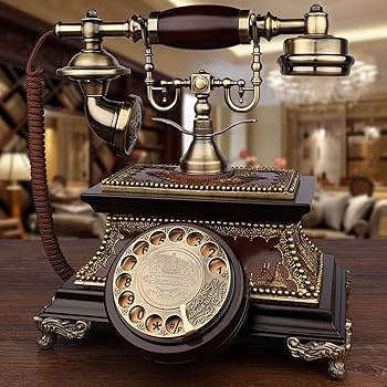 楽天市場】パラマウント アンティーク 電話 ブラック 黒 Paramount