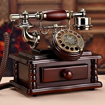 楽天市場】パラマウント アンティーク 電話 ブラック 黒 Paramount