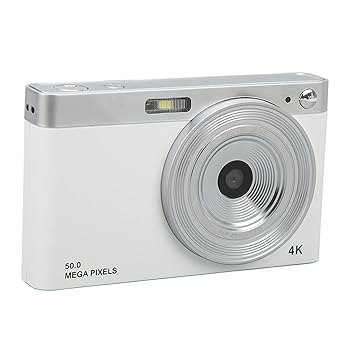【中古】デジタルカメラ、4K HD VLOGカメラ、16Xズーム50MP 2.88in IPSスクリーンカメラ、LEDフィルライト付き、AFオートフォーカス対応、ビデオ録画、日