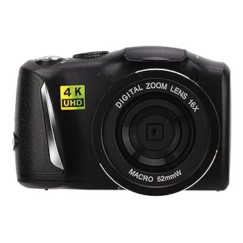 【中古】【未使用】Vbestlife 4Kデジタルカメラ、16Xデジタルズーム付き48MPビデオカメラ、3.2インチLCD Vlogカメラ、Type C、128GB SD対応|AJIMURA-SHOP