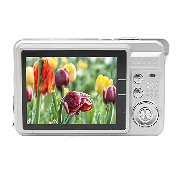 【中古】【未使用】写真オートフォーカス用4Kデジタルカメラ、48MP HD 2.7インチTFTスクリーン8Xズームポケットコンパクトカメラ、旅行写真Vlog用手ぶれ補正デジタ