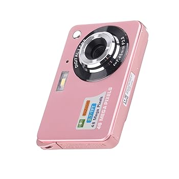 【中古】【未使用】フラッシュ付き 4K デジタルカメラ 8 倍ズーム、2.7 インチ LCD ディスプレイ、手ぶれ補正 48MP 写真とビデオ用ポータブルコンパクトカメラ、テ|AJIMURA-SHOP