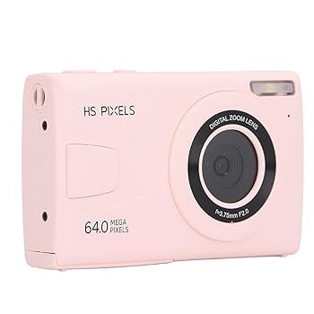 【中古】4Kデジタル写真器、64MP 18Xズームオートフォーカス2.8inIPS映写幕10水漉しVlogging写真器、700mAhコンパクトビデオカメラトラベル 家電-その他