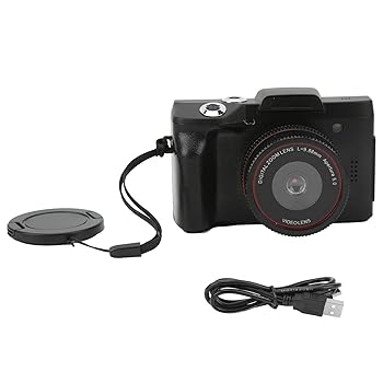 【中古】【未当て嵌める】デジタル写真機、16MP 固定ディスク ビデオデジタルビデオカメラ、読みやすいな第八芸術と映像媒体の利益のフリップ映写幕録画 Vlogging 写真機