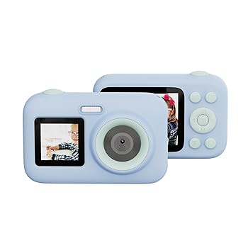 【中古】1080P デジタルカメラ キッズカメラ 12MP HD 子供用デジタルビデオカメラ 子供用自撮りカメラ 男の子と女の子用 - インチ LCD スクリーン デュア