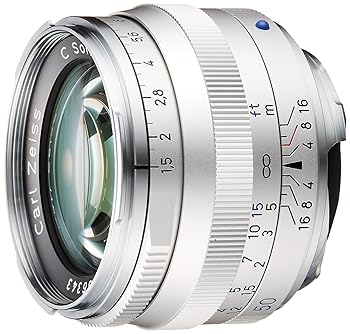 【中古】【未当て嵌める】Carl Zeiss C Sonner T*1.5/50ZM SV しろがね色
