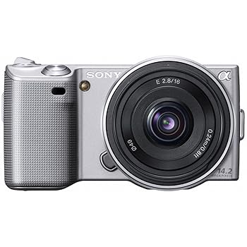 【中古】【未使用】Sony Alpha NEX-5A/S Digital Camera with 16mm f/2.8 Lens (Silver) (OLD MODEL)|AJIMURA-SHOP