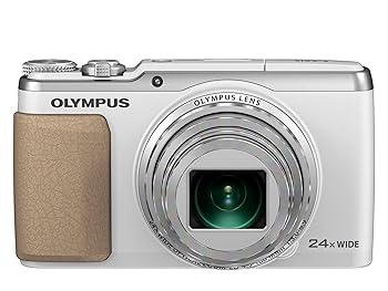 【中古】OLYMPUS デジタル写真機 STYLUS SH-60 3軸映し絵手ぶれ手を加える\u0026変わり種5軸活動写真手ぶれ手を加える 光学24倍\u0026超解像48倍望遠レンズ 白いこと SH-60 WHT