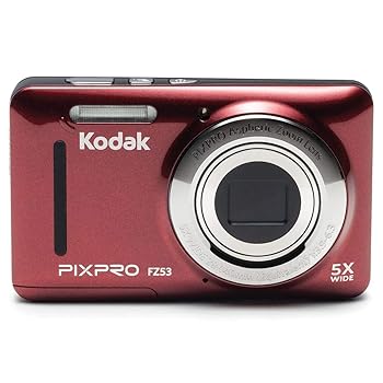 【中古】【未当て嵌める】Kodak PIXPRO Friendly Zoom FZ53 16 MP Digital Camera with 5X Optical Zoom and 2.7 LCD Screen (Red) by Kodak