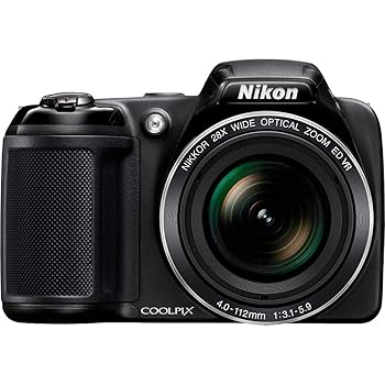 【中古】【未当てはめる】ニコン Coolpix L340 20.2 MP デジタル写真器 28倍光学望遠レンズ 3.0in液晶見せびらかす (黒いこと)