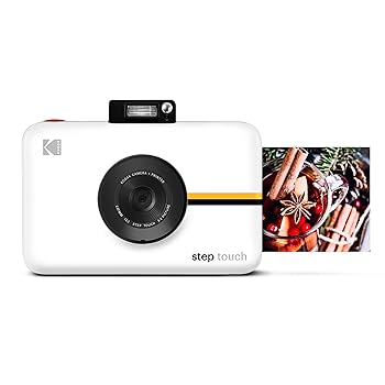 【中古】【未使用】Kodak Step Touch 13MPデジタルカメラ&インスタントプリンター (白い) 3.5 LCDタッチスクリーンディスプレイ、1080p HDビデオ - ブラック