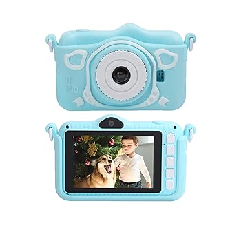【中古】【未当て嵌める】キッズカメラ 3.5in 3000W 画素 前後写真機 720Pデジタル写真機遊び道具写真機 800mAh蓄電池付き添い人 32GB取りひろげる相応う 3歳以上のお子さんに最