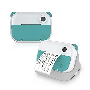 【中古】【未当て嵌める】myFirst Camera Insta Wi 1台3役 身寄り用デジタル写真機 活動写真印刷機 付け札印刷機| 専用適用業務ですがた絵まとめ上げる|インキ受け答え 緑であること