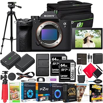【中古】Sony a7 IV フルフレーム ミラーレス 33MP α交換レンズカメラ | Sony USA公式パートナーモデル | ボディ ILCE-7M4/B バンドル デコギアケース +｜AJIMURA-SHOP
