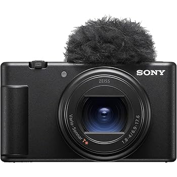 【中古】【未使用】SONY(ソニー) コンパクトデジタルカメラ VLOGCAM Vlog用カメラ ZV-1II ボディ ウィンドスクリーン付属 18-50mm F1.8-4.0 ズームレンズ ブラック