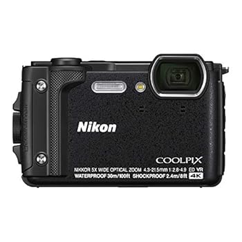 【中古】【未使用】【整備済み品】 Nikon デジタルカメラ COOLPIX W300 BK クールピクス 1605万画素 ブラック 防水 耐寒 防塵 (整備済み品)