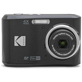 【中古】【未使用】デジタルカメラ PIXPRO FriendlyZoom FZ45 Kodak コダック 4倍光学ズーム 1600万画素 フルHD(1080p)動画撮影 アルカリ乾電池対応モデル ブラック