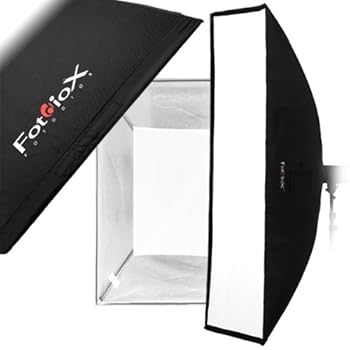 【中古】【未当て嵌める】Fotodiox Pro 24inx80in ストリップソフトボックス 制作室閃光電球/閃光電球用 ソフトディフューザーと専用す早さ輪っか付き添い人 Mult