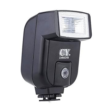 【中古】【未使用】R1 *Camshot* カメラパーツ スピードライト ミニ ユニバーサル フラッシュ ストロボ ホットシュー 同期 ポート 調節可能なピッチ角付き ソニー O