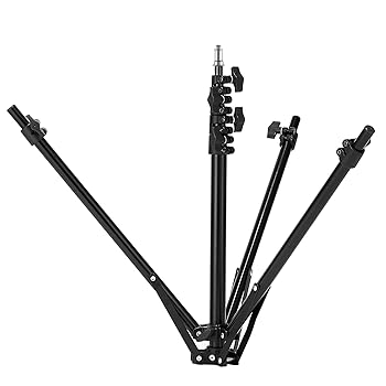 【中古】Meking 撮影用 ライトスタンド 220cm 高さ調節可能 1/4ネジ アルミ製 逆向き折り畳み スタジオ撮影 スピートライト ソフトボック レフ板に対応 8,322円