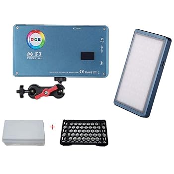 【中古】【未使用】Falconeyes F7 RGBポケット撮影ライト ライトモード内蔵 磁石吸着機能 パパラッチ、ストロボ、稲妻など Type-C充電式 12W 2500-9999K 放送、イン|AJIMURA-SHOP