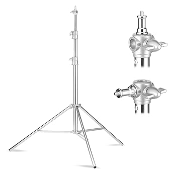 【中古】高耐久ライトスタンド 9.18フィート/2.8m ステンレススチール ライトスタンド ヘッドライト ストロボライト ソフトボックス その他の写真機器用