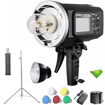 【中古】【未当て嵌める】Godox AD600BM 2.8m ステンレス鋼 点火装置 照明ランプ 一揃いの道具付き添い人 600Ws GN87 ハイスピード シンクロ アウトドア 閃光電球 閃光電球 ボーエンズ マ