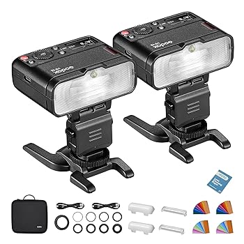 【中古】【未使用】Godox MF12-K2 2つの マクロフラッシュTTL スピードライト 2,4 GHz GN16 0.01?1.7秒のリサイクル時間 モデリングライト付き Nikon Sony Canon F 44,075円