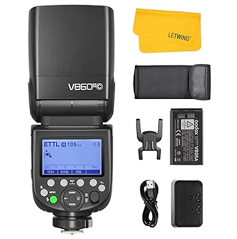 【中古】Godox V860III-C V860IIIC TTL カメラ フラッシュ ストロボ 2.4G HSS 1/8000s リチウム電池ストロボ スピードライト Canon カメラに対応|AJIMURA-SHOP