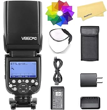 【中古】【未当てはめる】【Godox定まり代わりになる店】Godox V860III-C 写真機 閃光電球 機敏さともし火 Canon 写真機相応う,2.4G TTL HSS 1/8000、480フルパワーストロボ、10レベ