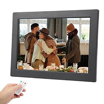 【中古】デジタル写真フレーム、12インチHD LEDディスプレイ1280x800Pスマート電子写真フレーム、スライドショー、ビデオと音楽、カレンダー時計、祖父母｜AJIMURA-SHOP