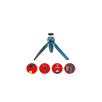 【中古】【未使用】ジョビー(JOBY) カメラ三脚 ミニ三脚 ハンディーポッド ティール 卓上三脚 ミラーレスカメラ対応 耐荷重1kg 折りたたみ式 JB01558-BWW