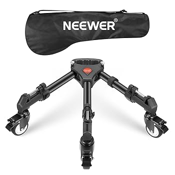 【中古】【未使用】NEEWER 撮影写真用三脚ドリー 高耐久 最大荷重22.68kg三脚ホイール/3\