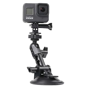 【中古】【未使用】SUREWO 吸盤カメラカーマウント 三脚アダプター付き GoPro Hero 12 11 10 9 8 7 6 5用 スマートフォン対応 10,015円