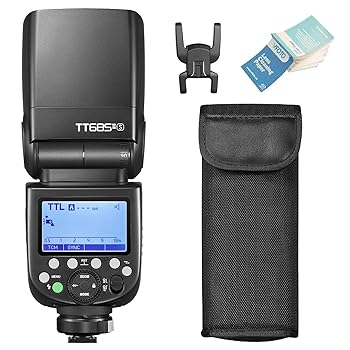 【中古】【Godox置き目代わりになる店】GODOX TT685II-S 閃光電球閃光電球 TTL GN60 HSS 1 / 8000s 弾丸道路同時発生 Speedlite クリップオンストロボ 0.1?2.6秒のリサイ