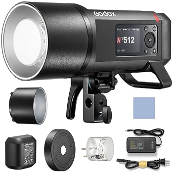 【中古】【未当て嵌める】Godox AD600Pro II モノブロックストロボ 600Ws 御引き回し電話番号GN87 1/8000s HSS 0.01-0.09s 40W バイカラーモデリングライト