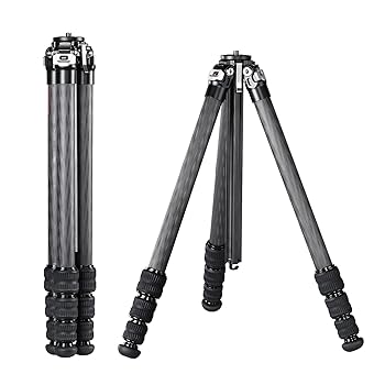 【中古】【未当て嵌める】SWFOTO T2541CE 三脚架 一眼二眼レフ 写真機 パウダーコンパクト 炭素 周遊 軟らかい三脚 軽さ雨合羽耐荷重12kg