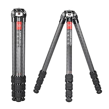 【中古】【未当て嵌める】SWFOTO T2840CK 三脚架 一眼二眼レフ 写真機 パウダーコンパクト 炭素 周遊 軟らかい三脚 雨合羽耐荷重18kg