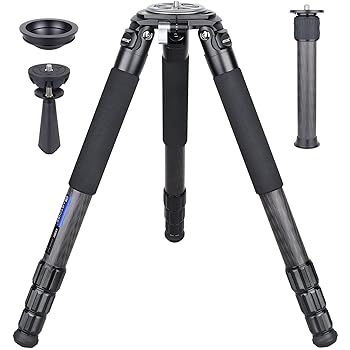 【中古】【未使用】10層 40mm カーボンファイバー三脚 2セクション外部センターコラム 超安定 プロフェッショナル 高耐久 カーボンボウル 三脚 最大荷重 88ポンド/4|AJIMURA-SHOP