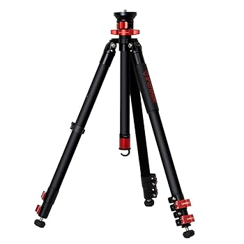 【中古】【未当てはめる】【国内定まり品】 iFootage 写真機・録画媒体用三脚 GAZELLE UPRISE TA6S 軽銀 3段 黒いこと