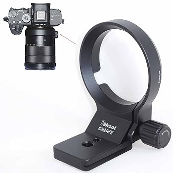 【中古】iShoot リング式三脚座、 三脚マウントリング、レンズサポート襟、ブラケット襟、三脚ソケット, Sony FE 10-18mm f/4 OSS, 16-35mm f/4 ZA OSS,