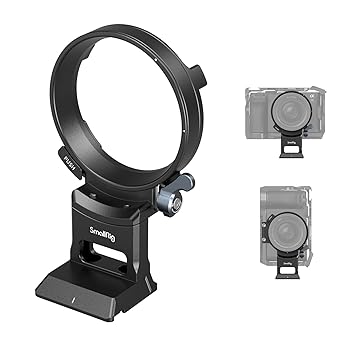 【中古】SmallRig リング式三脚座 Sony対応 A 7C II/A 7CR対応 回転式 水平撮影と垂直撮影 クイック切り替え 取り付けプレート カメラ用リング 4424