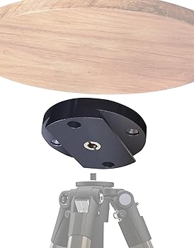 【中古】【未使用】スリック 三脚テーブルアタッチメント T・PLATE テーブル自作用 アルカスイス規格互換 小ネジ/大ネジ対応 アルミ製 209776